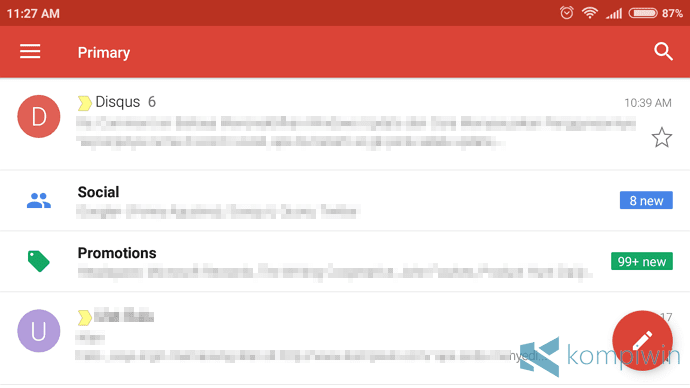 cara kirim lewat email di hp